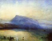 约瑟夫玛罗德威廉透纳 - The Blue Rigi,Lake of Lucerne,Sunrise